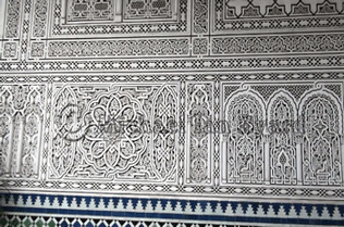 Decorated Wall in Palace, Casablanca